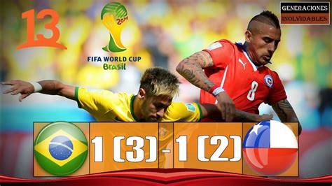 brasil vs chile 2014 mundial